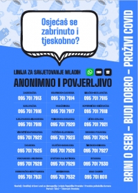 Pokrenute linije za psihološku pomoć mladima