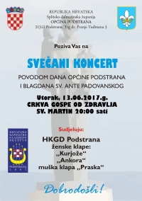 Izmjena u programu proslave blagdana sv. Antuna Padovanskog, zaštitnika Općine Podstrana
